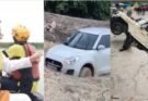 बिग ब्रेकिंग: सीएम धामी ने किया प्रभावित क्षेत्रों का दौरा। बारिश से भू-धंसाव में कार और शटल पार्किंग हुई क्षतिग्रस्त